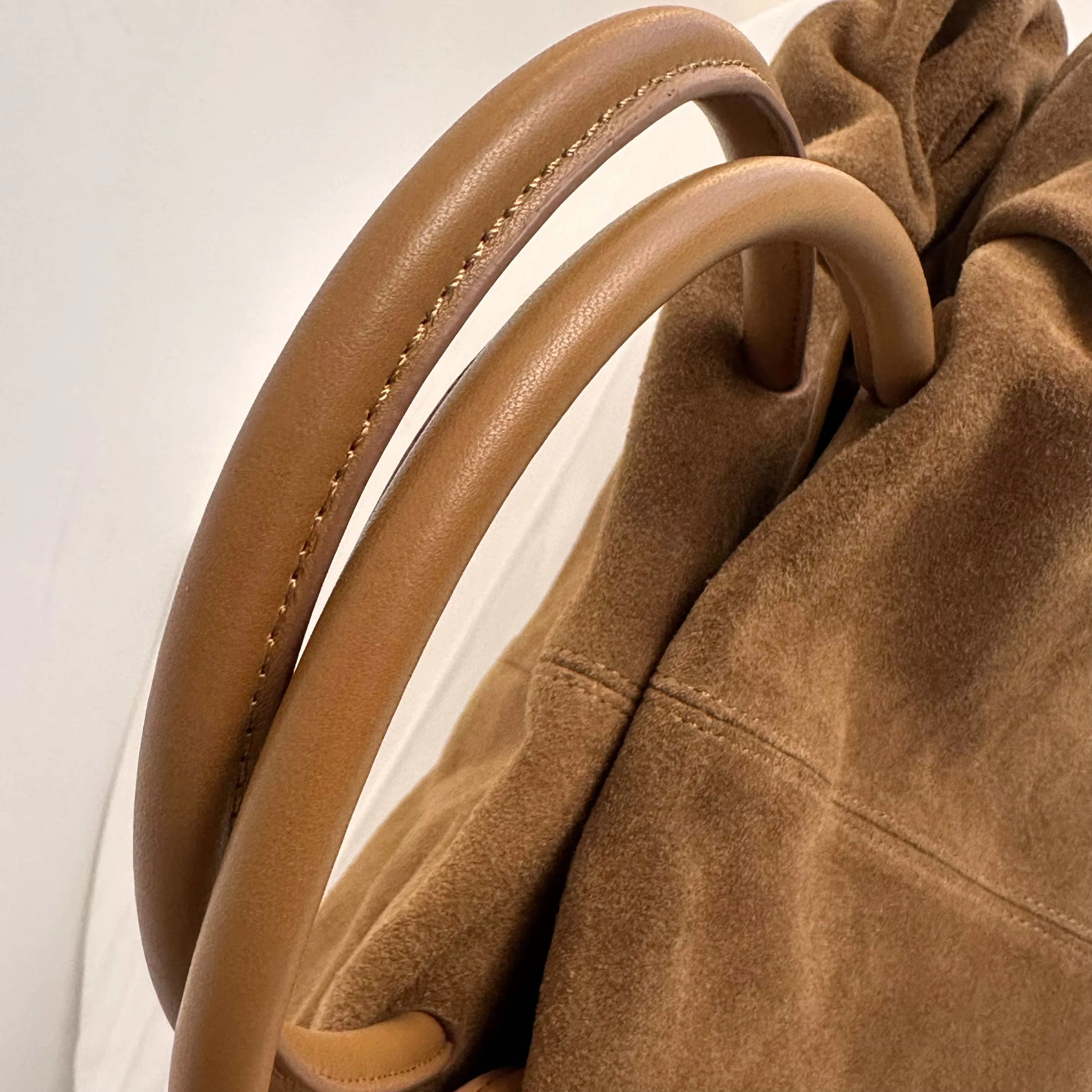 Oversized 40Cm Women Tote 100% Natural Suede Leather Lady Handbag Daily Bags Bowg Purses Matte Cowhide Bag Suede Cartoon