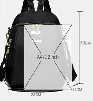 Womens Backpack New Oxford Cloth Large Capacity Backpack Commuting Womens Bag Casual Backpack Womens Bag