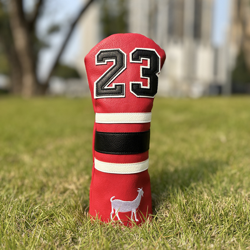 Other Golf Products Blade Covers golf putter blade cover White Putter Cover Headcover Closure for 230413