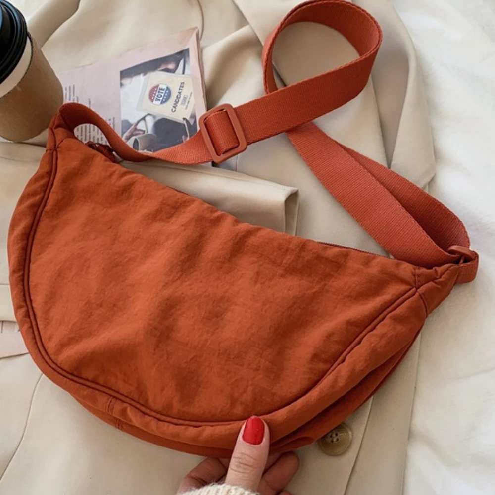 Casual Nylon Hobos Crossbody Bag for Women Shoulder Bags Large Capacity Tote Lady Travel Shopper Female Purses 2024 250121