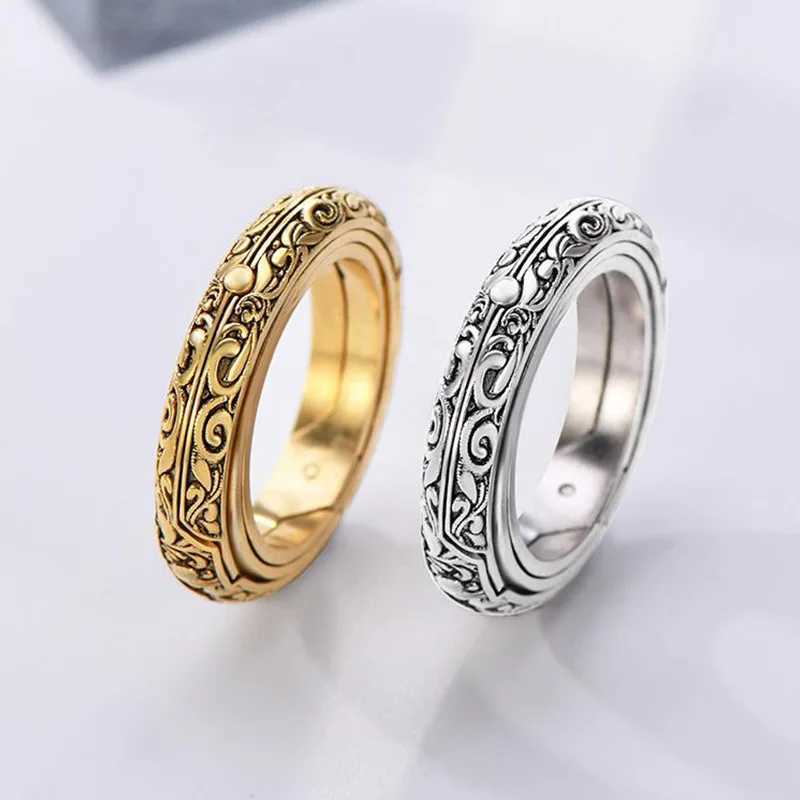 Fashion Openable Astronomical Ball Ring Rotate Sphere Cosmic Planet Choker Rings Couple Ring For Men Women Jewelry Creative Gift W250207