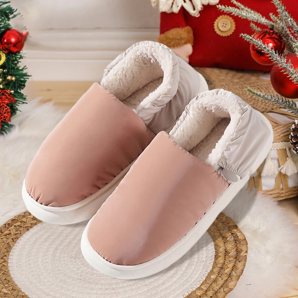 Unisex Electric Heating Slippers USB Heated Slippers Rechargeable Foot Warmer Warm Plush Slippers for Cold Weather 250120