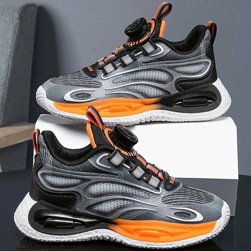 Childrens Sports Shoes Large Size Breathable Fashionable Running Shoes Anti Slip Shock-absorbing Rebound Casual Shoes for Kids W250207