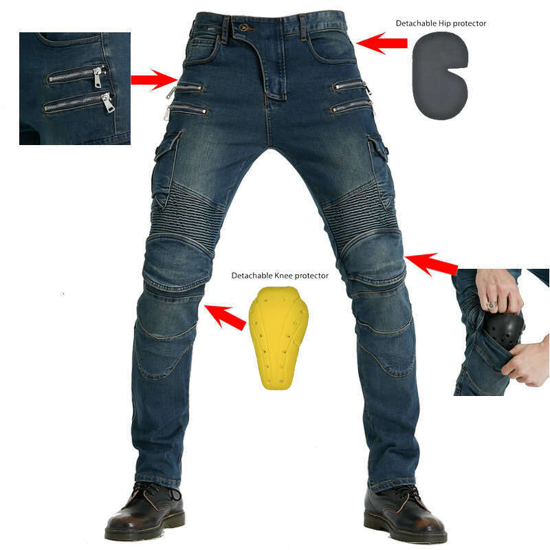 Leather Pants Riding Windproof Retro Motorcycle Vintage Grey Black Leather Trousers Men Thick Natural Cowhide Men's Biker Pants
