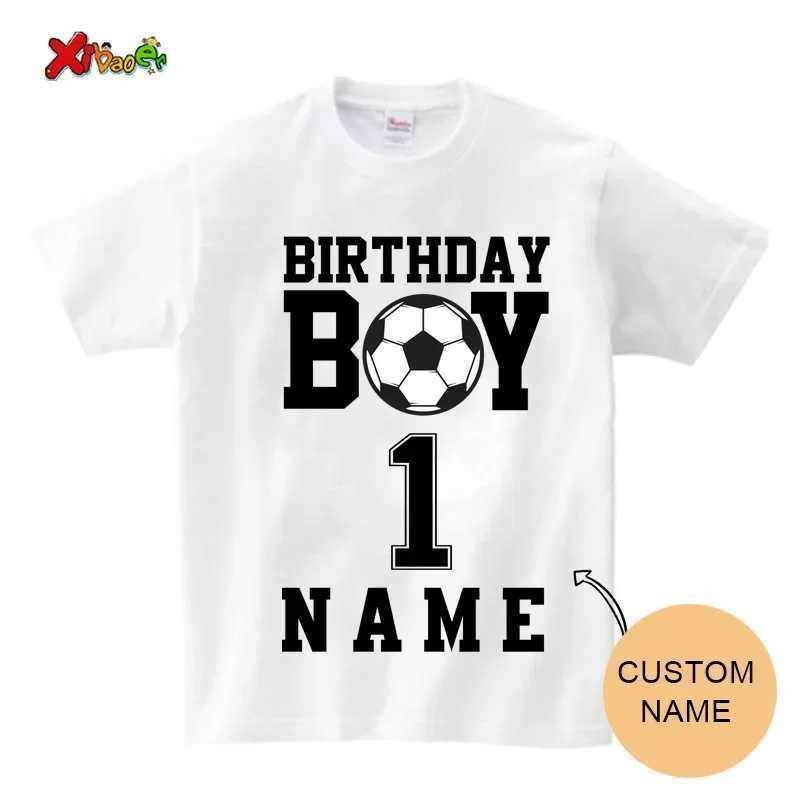 2025 Football Printed Father Mother Child T-shirt Baby Body Set Cotton Summer Family Match Set Mother Father Child Match Clothing W250207