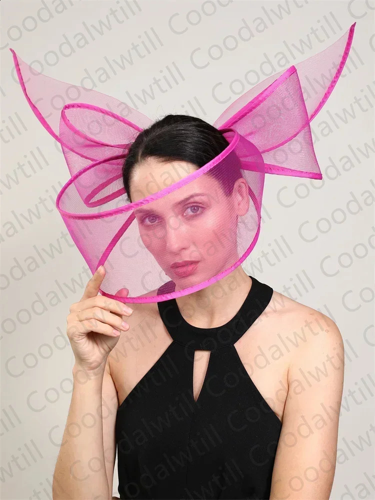 Black Fascinator Wedding Pillbox Hat Women Elegant Fascinator Hats Hair Clip Church Ladies Party Headpiece Fashion Headwear 250207