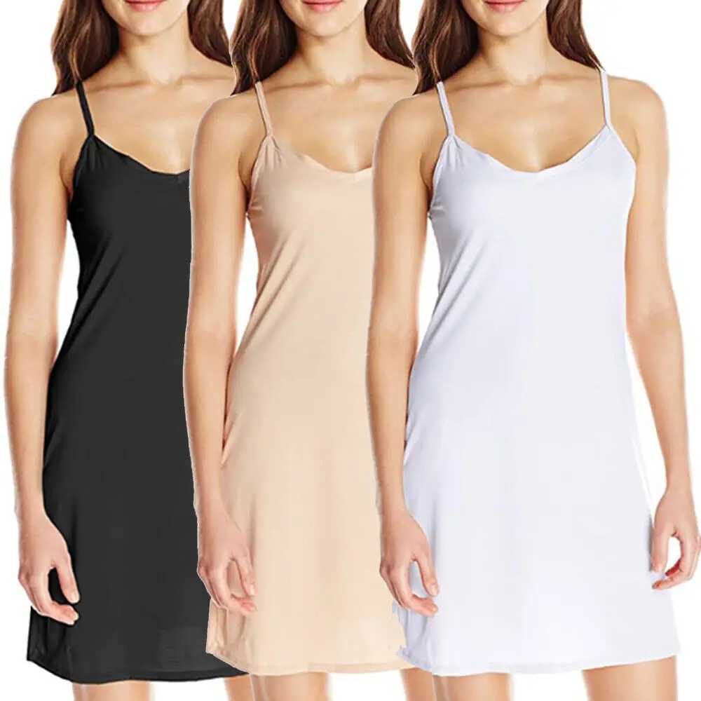Summer WomenS Solid Color V-Neck Slim Fit Dress With Hanging Strap Breathable Sveless Off Shoulder Casual Daily A-Line DressXJ2500207