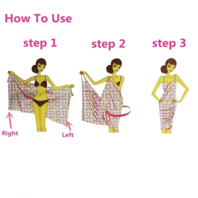 Bathroom Women Bath Towels Wearable Towel Dress Beach Adults Gown Sling Robes Home Nightwear Microfiber Bathrobe 250109