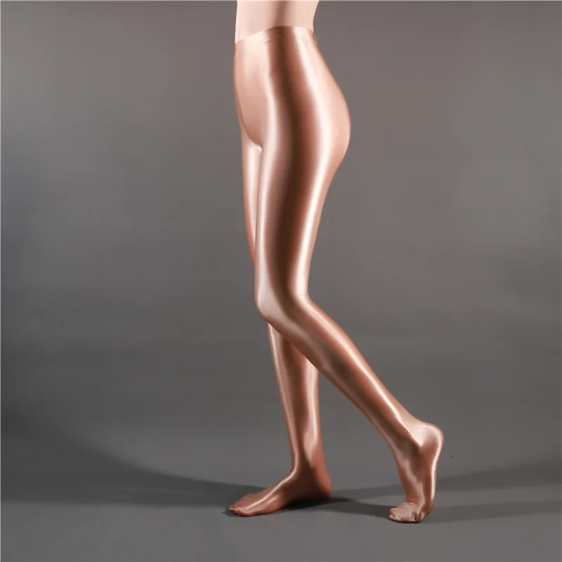 Glossy Opaque Leggings Shiny High Waist Tights Sexy Stockings Yoga Pants Training Women Sports Leggings Fitness 250207