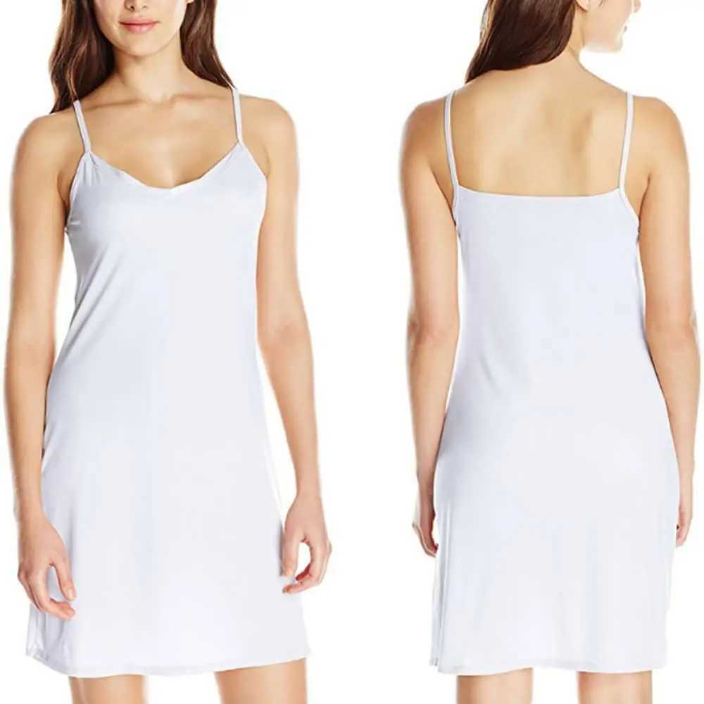 Summer WomenS Solid Color V-Neck Slim Fit Dress With Hanging Strap Breathable Sveless Off Shoulder Casual Daily A-Line DressXJ2500207