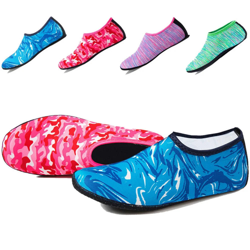 USHINE Water Swimming Shoes Solid Color Summer Beach Shoes Aqua Socks Seaside Sneaker Slippers Man Woman Children 250207