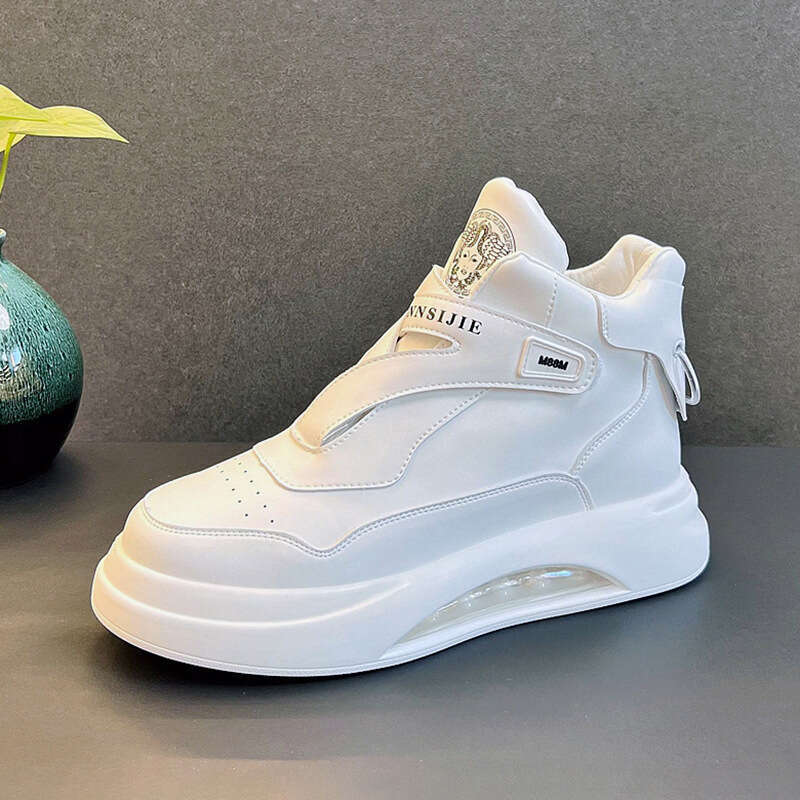 2023 New Air-cushion Men's Autumn Trend All-match High-top Cas ual Shoes With Heightened Comfort Sneakers For Men