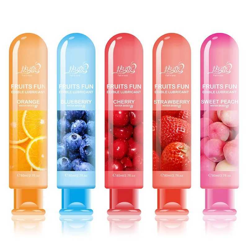 Other Health Beauty Items 80ML Edible Flavored for Passionate Love Enhances Sensual Pleasure Fruity Oral Sex Lube Body for Adults CL250207