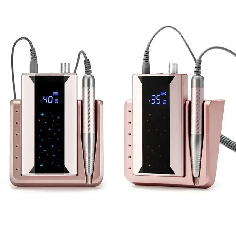 Brushless 40000RPM Electric Nail Drill Machine 85W Handle Manicure Portable Polishing Tool Nail Drill Rechargeable Nail Art 250122