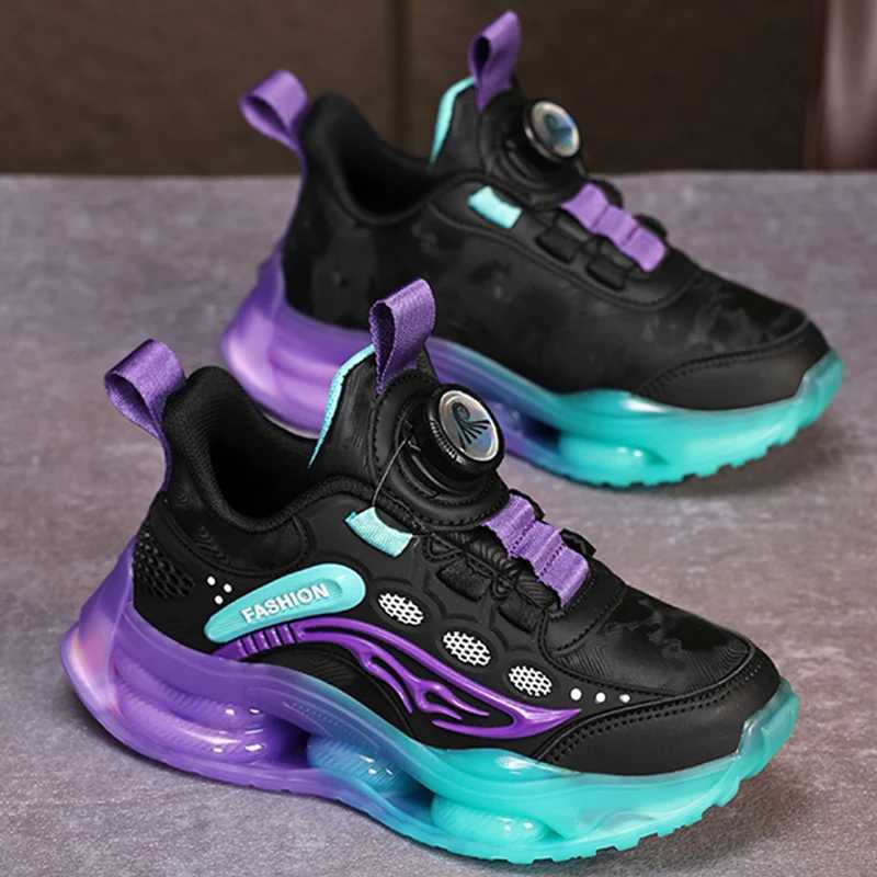 Childrens Walking Shoes Soft Soles Rebound Lightweight Sports Shoes Cushioning Casual Leather Running Shoes for Kids W250207