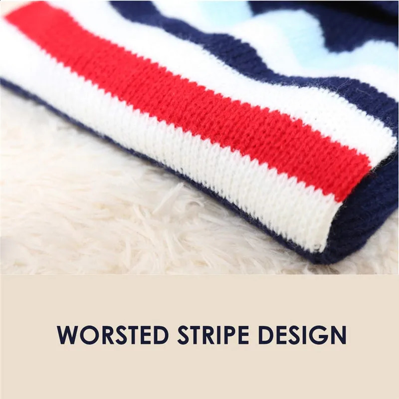 Dog Sweater Vest Warm Coat Soft Knitting Wool Winter Sweaters Knitted Crochet Coat Clothes For Small Middle Large Pet Dogs 250206