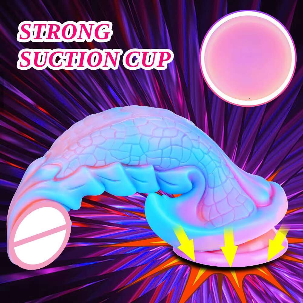 Huge from Monster Large Suction Cup Silicone Dragon Anal Plug Flexible G-spot Long Dildo Adult Big for Women