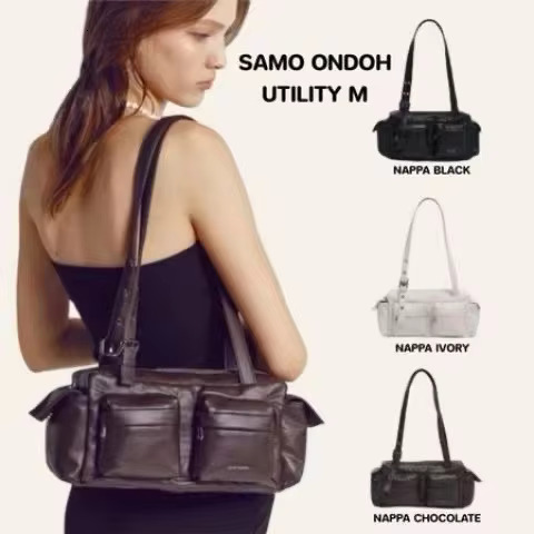 Samo Ondoh New SAMO ONDOH Saddle Cross-Body Bag, Same As Song Yuqi, Samoondoh Small Bag For Women, Korean Fashion Brand Genuine Leather