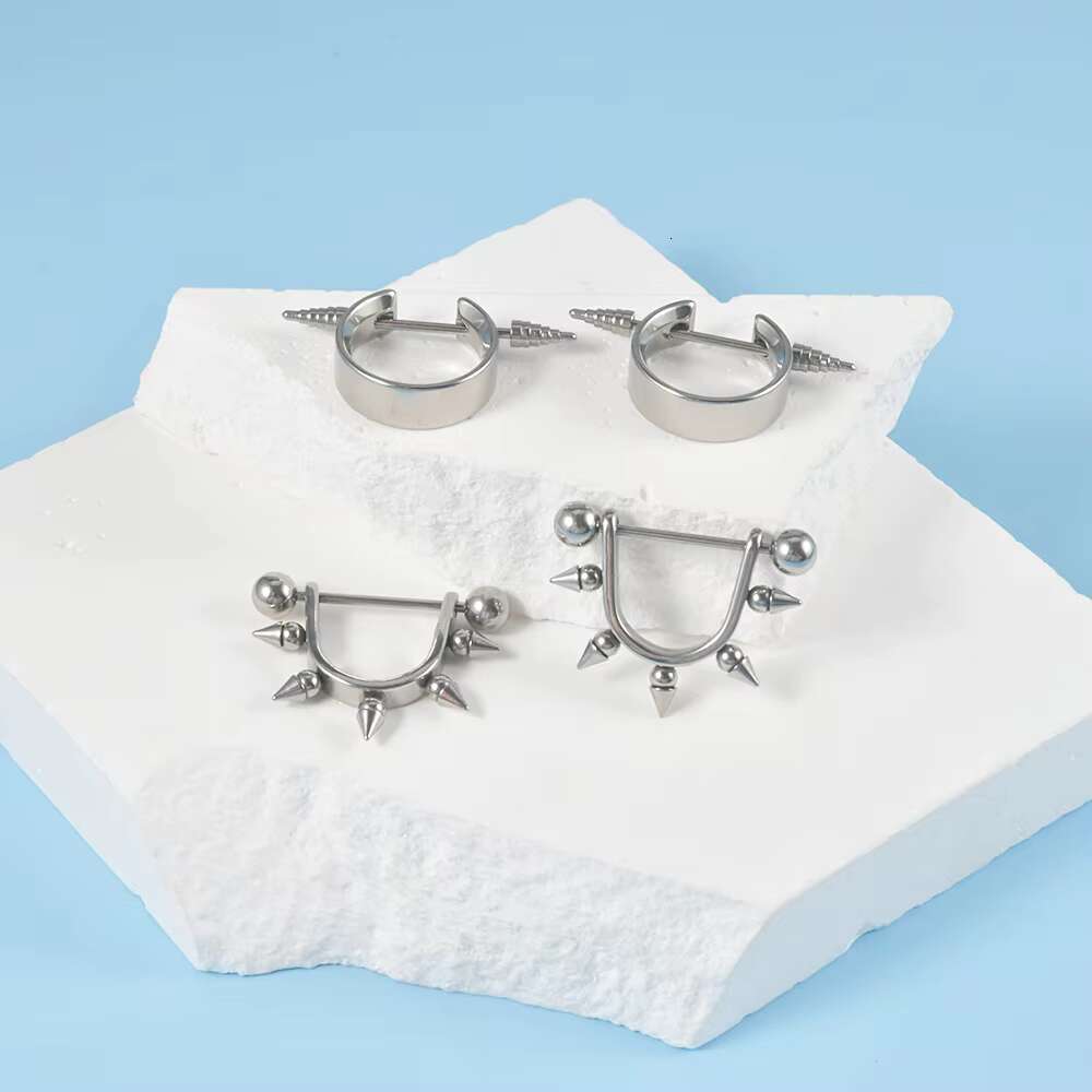 1Pc Surgical Steel Barbell Piercing Earrings for Women Men Gift Ear Hoop Cartilage Earring Studs Lobe Helix Body Jewelry