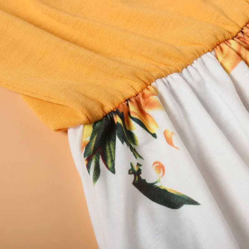 Sleeveless Long Dress For Mother And Daughter Party Wedding Clothes Family Matching Outfits Summer Beach Mother Kids Girls Dress W250207