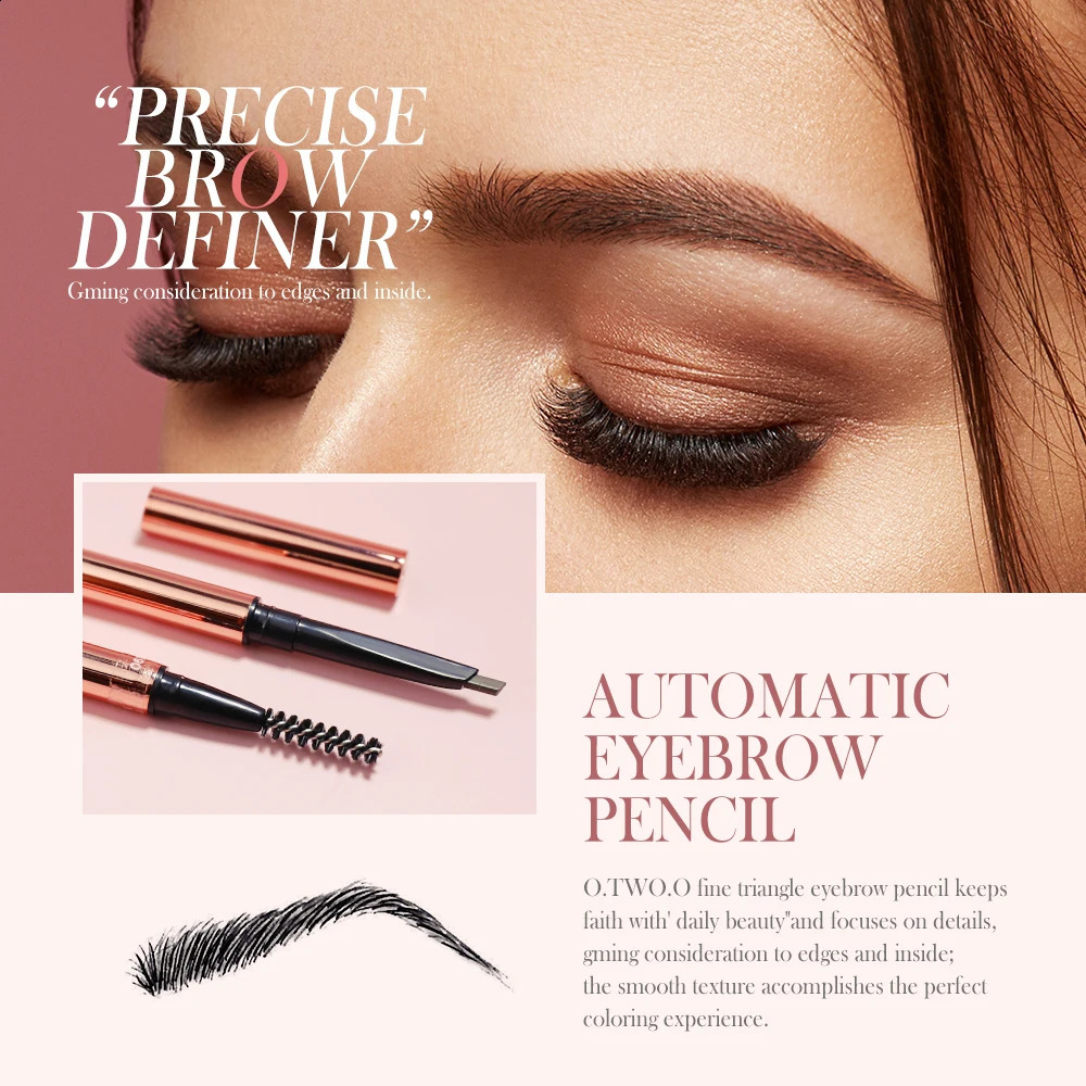 OTWOO Ultra Fine Triangle Eyebrow Pencil Waterproof Makeup Blonde Brown Eyebrows Precise Brow Definer Eye Cosmetics 6 Colors 250108