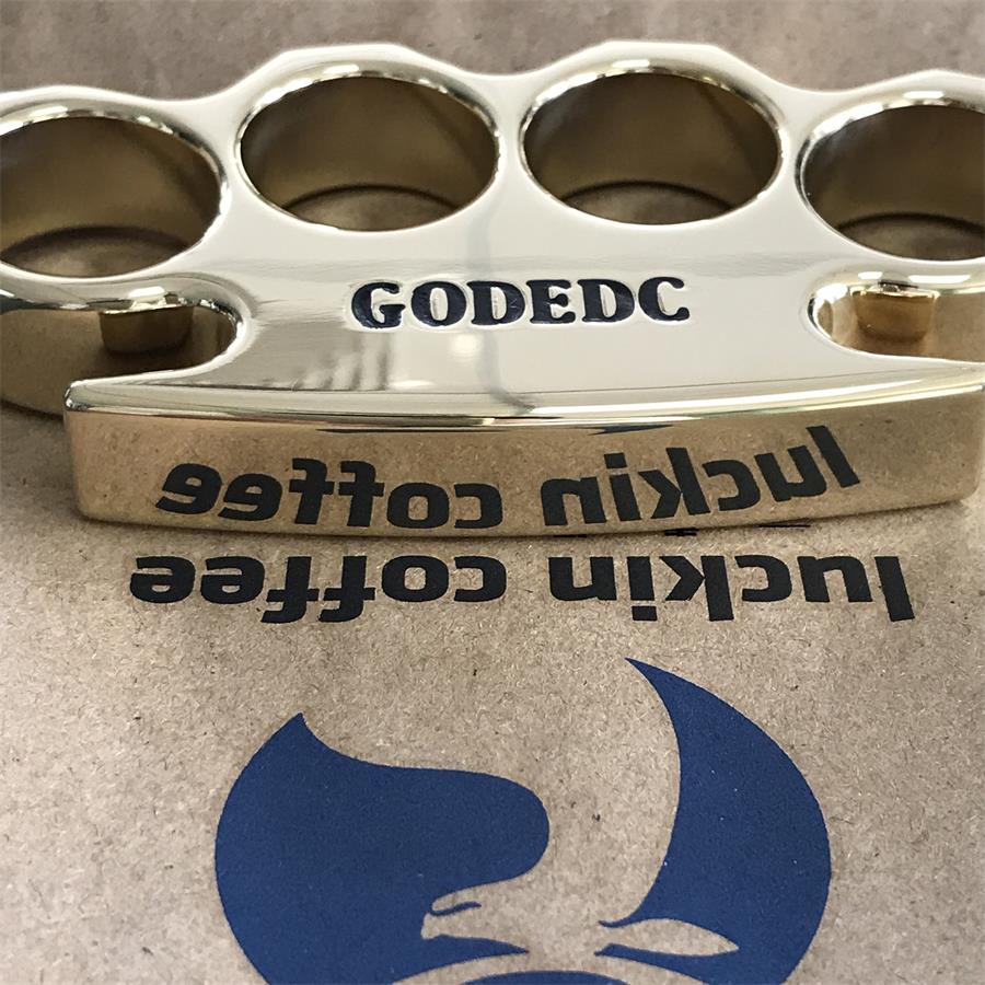GODEDC Classic Mirror Brass Knuckle Duster