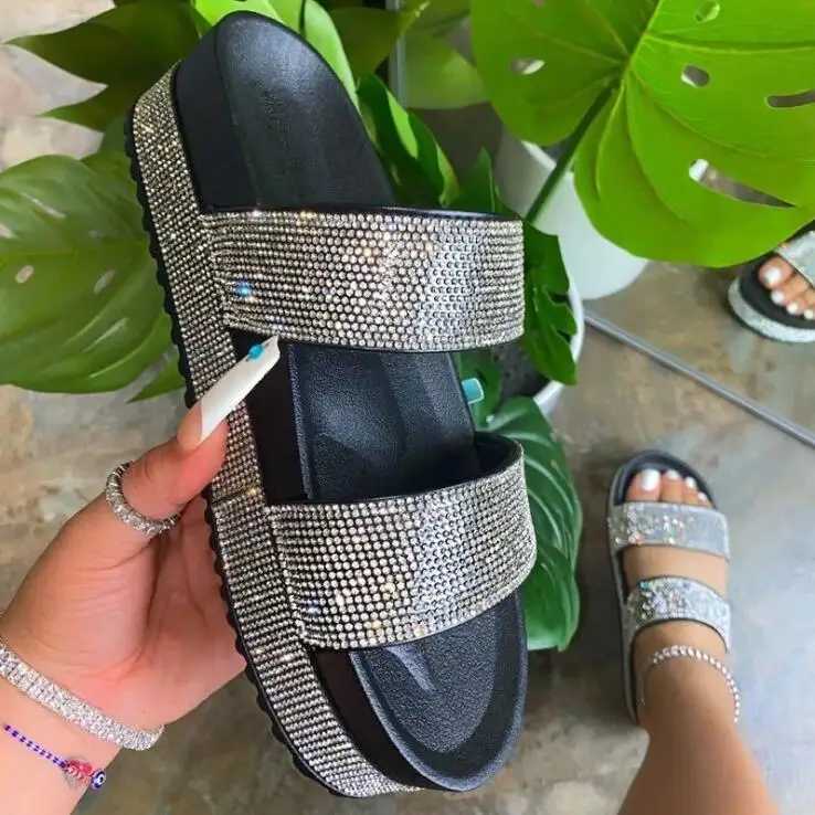 summer new women double-layer rhine platform waterproof platform flat bottom n-slip durable beac outdoor msXJ250207