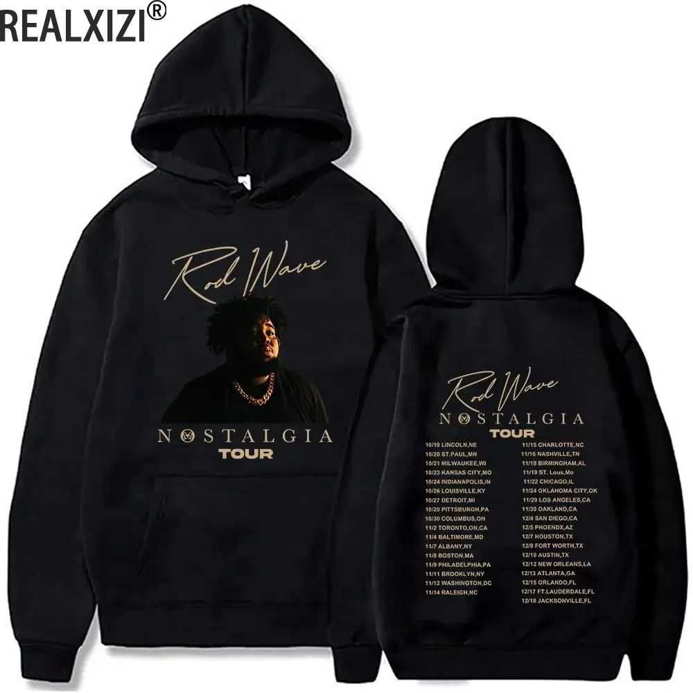 Rapper Rod Wave Hoodies Streetwear Y2k Hoodie Harajuku Casual Pullover Oversized Fleece Sweatshirt Long Sleeve Printed Hoody W250207