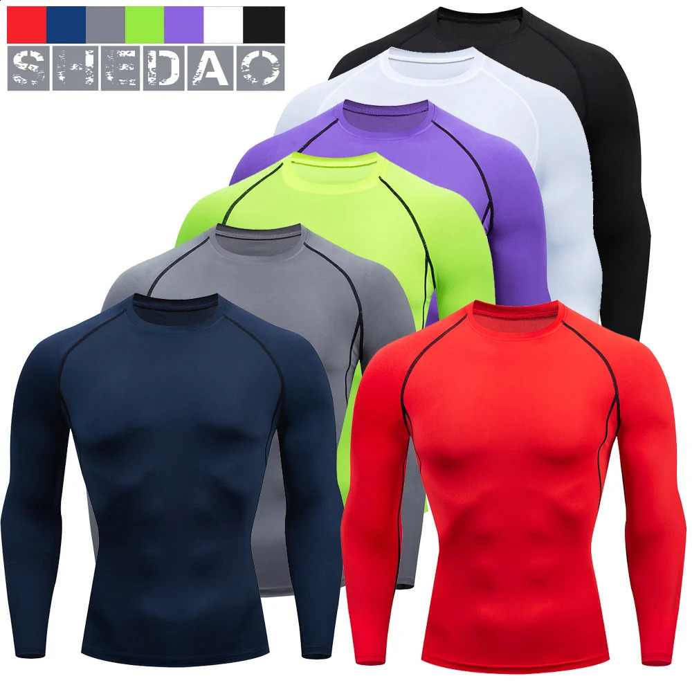 2pcs Mens Compression Sportswear Suit GYM Tight Sports Yoga Sets Workout Jogging MMA Fitness Clothing Tracksuit Pants Sporting 250206