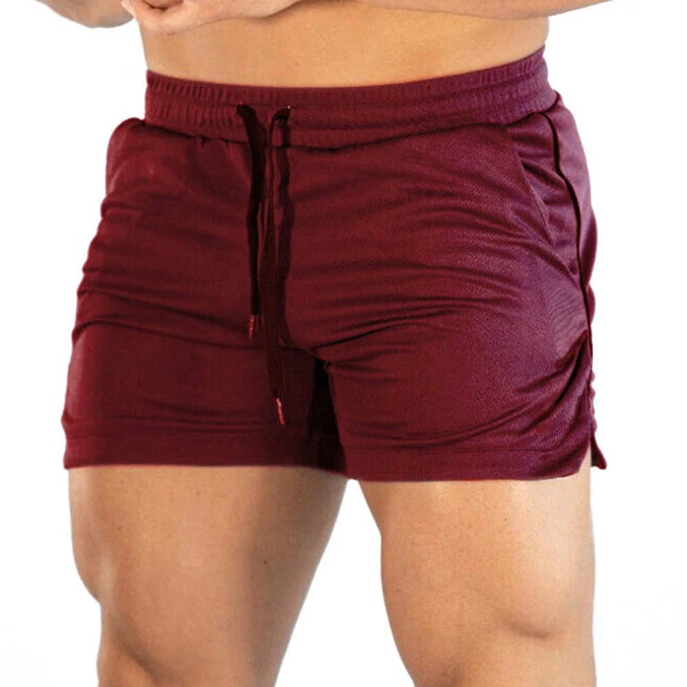 Mens Athletic Shorts Breathable Gym Running with Drawstring Waistband Lightweight Workout Bottoms for Men 250207