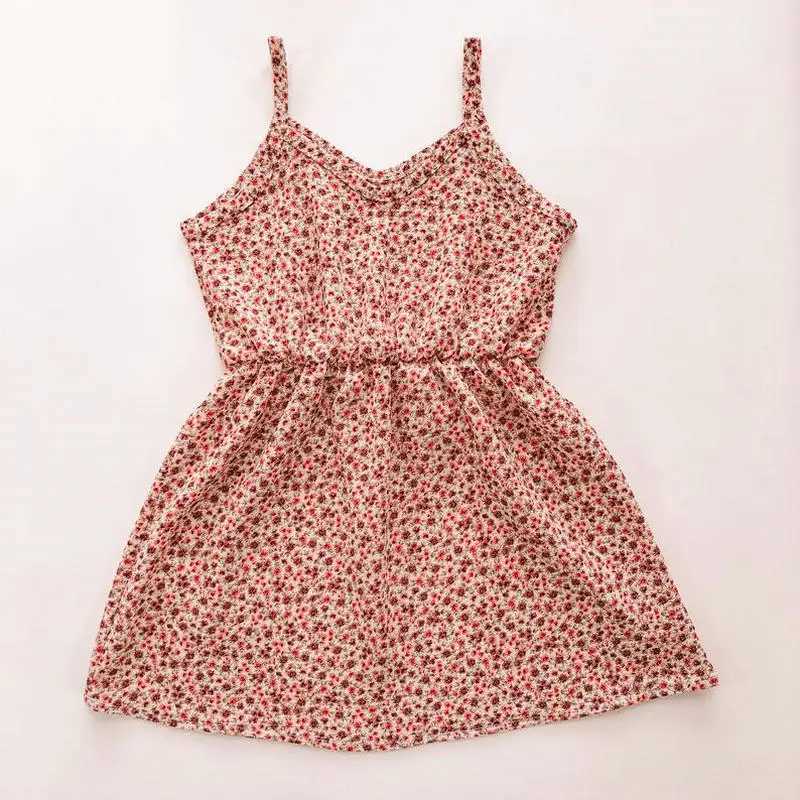 2023 Mother And Daughter Dress Clothes Sleeveless Floral Family Matching Outfits Mommy And Me Same Sets Mom Daughter Dresses W250207