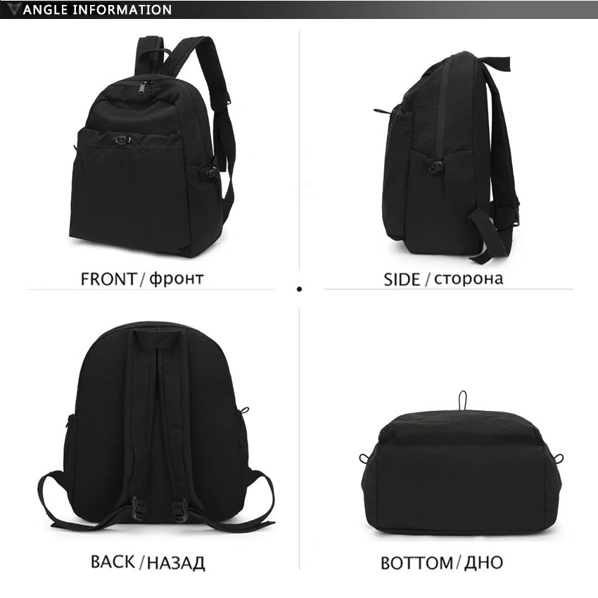 Large Capacity Cloth Bag Women Backpack Leisure ner Travel Pocket Waterproof and Wearresistant Mochila Casual 250206