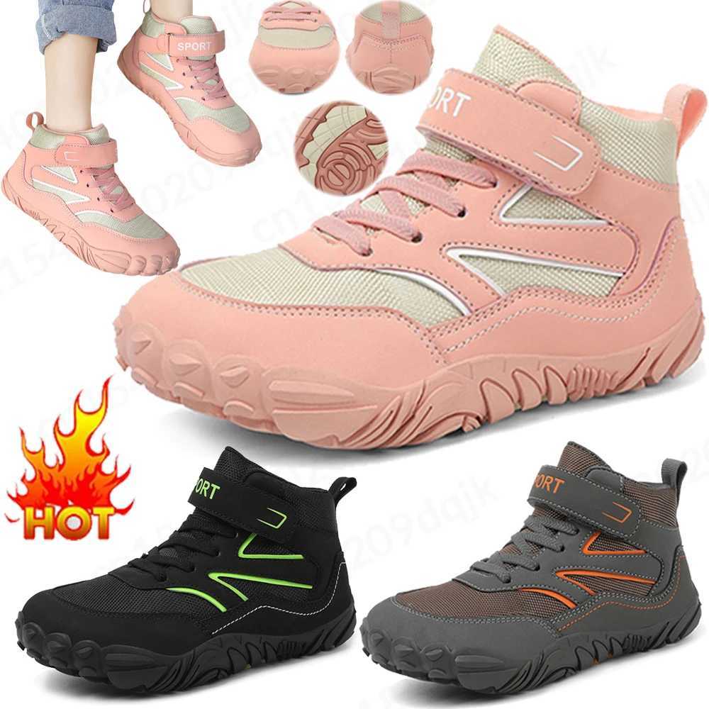 Autumn and Winter Baby Boys and Girls Boots Childrens Waterproof Casual Shoes Outdoor Anti slip Baby Shoes Plush Childrens Ankle Boots W250207