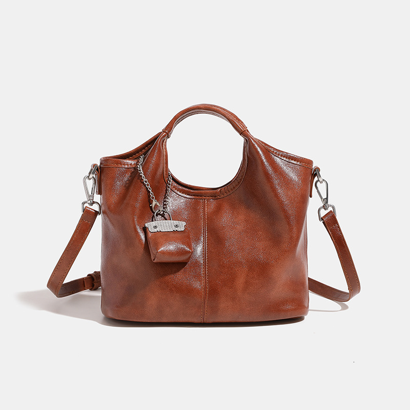 Bag New 2024 Versatile Commuting High-End Large Capacity Tote Simple Single Shoulder Crossbody Bag, Handbag For Women