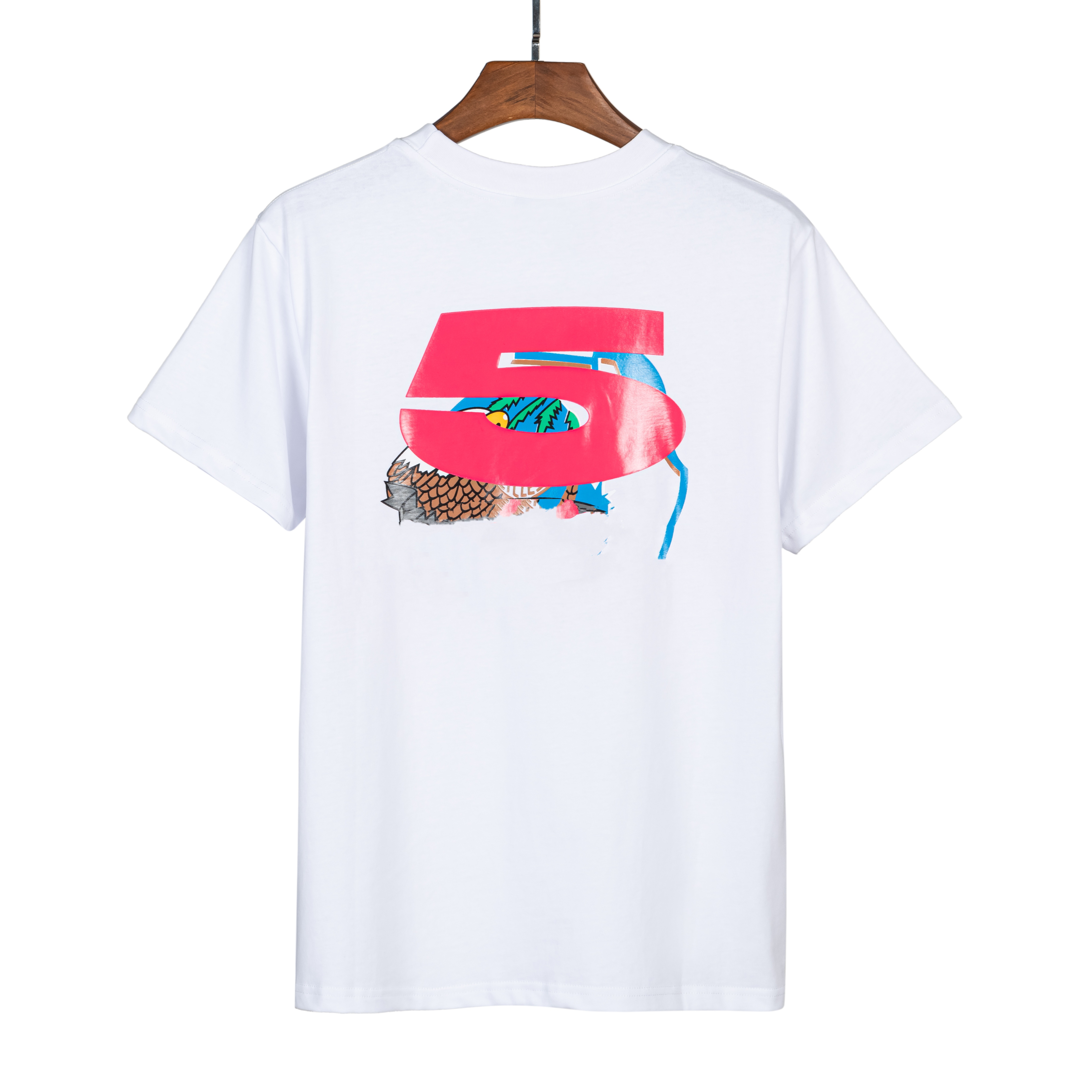 French high street men's and women's hip-hop high-quality loose casual T-shirt fashionable and versatile short sleeved trend