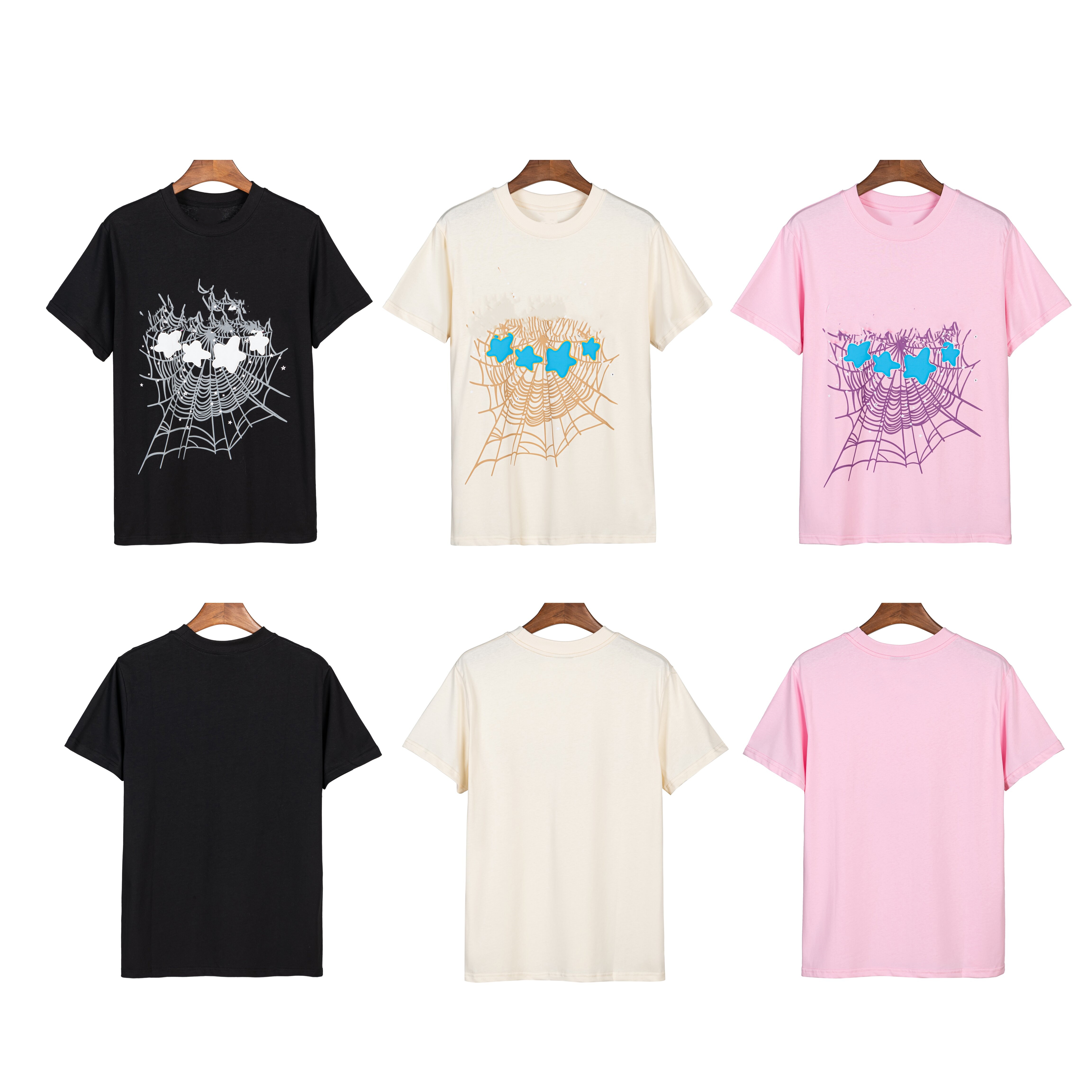High quality men's and women's European and American hip-hop high street short sleeved fashion trend t-shirt loose and versatile
