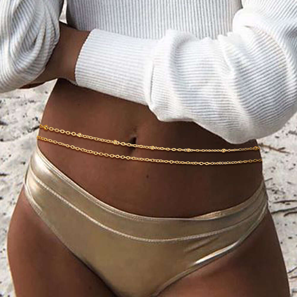 Stainless Steel New Simple Multi-Layer elegance Elegant Waist Chain For Women Jewelry Party Gift Daily Wear