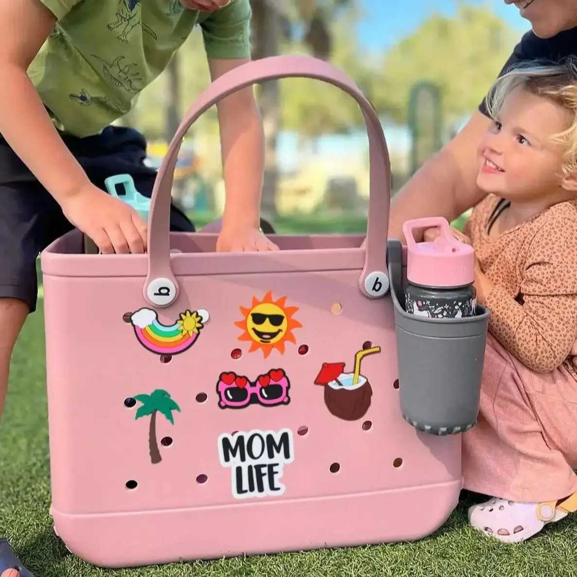 Beach Bogg Bag Waterproof Summer EVA Large Capacity Tote Shoder Handbag Cute Basket Fi Wen Picnic Shopping Outdoor Gift Z250122