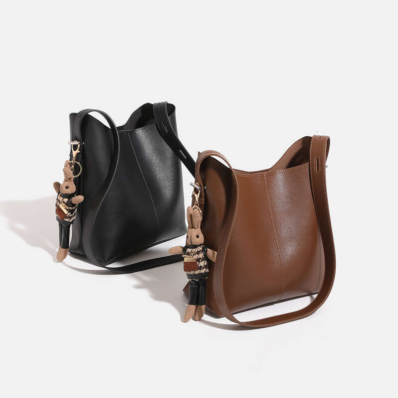 Women's Bags PU Women's leather bucket large capacity armpit women's commuting versatile single shoulder crossbody bag, tote bag