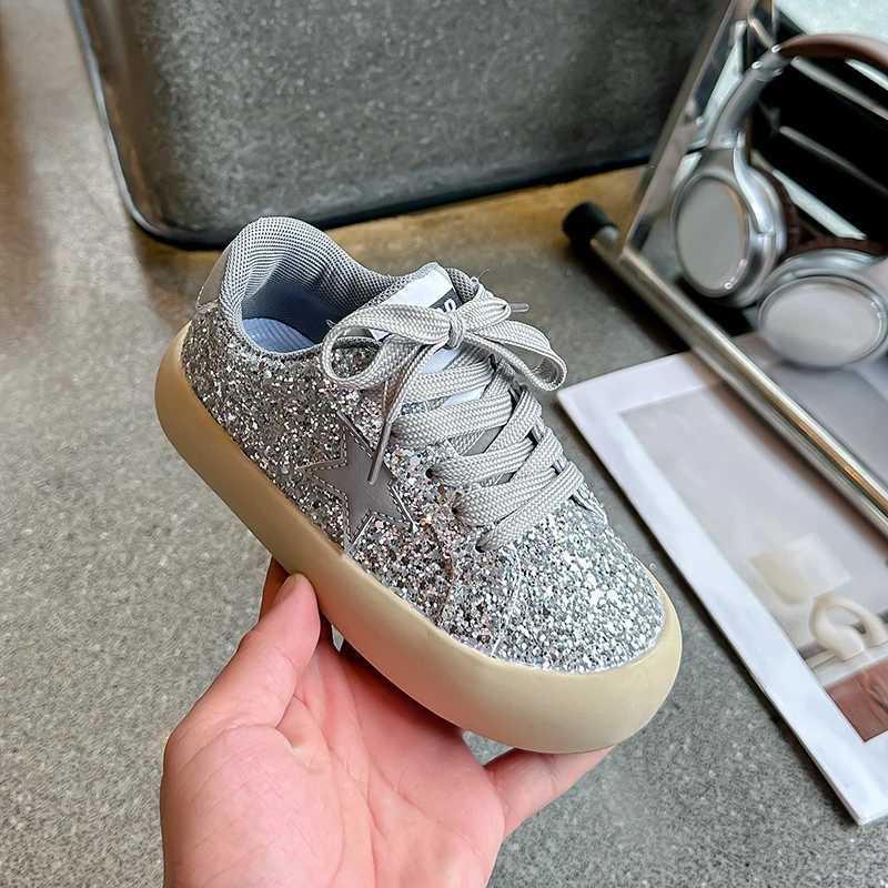 Girls Shoes 2024 Spring New Casual Edition Little Girl Star Sports Shoes Spring/Summer Childrens Sports ShoesXJ250318
