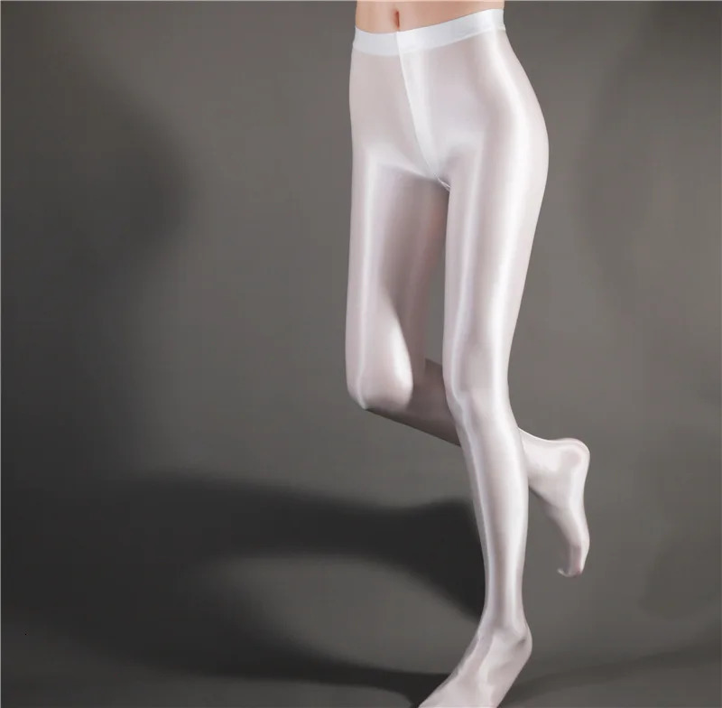 Glossy Opaque Leggings Shiny High Waist Tights Sexy Stockings Yoga Pants Training Women Sports Leggings Fitness 250207