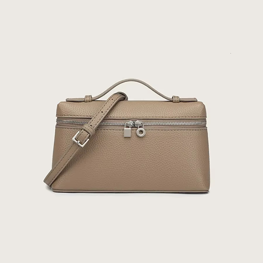 Women's Minimalist Niche Design Shoulder Bag Fashion Mini Litchi Pattern Handbag PU Cartoon