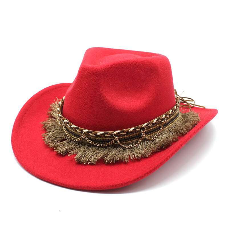 Tibetan ethnic style Su hat for men and women, jazz pot dance British woolen felt hat, photography