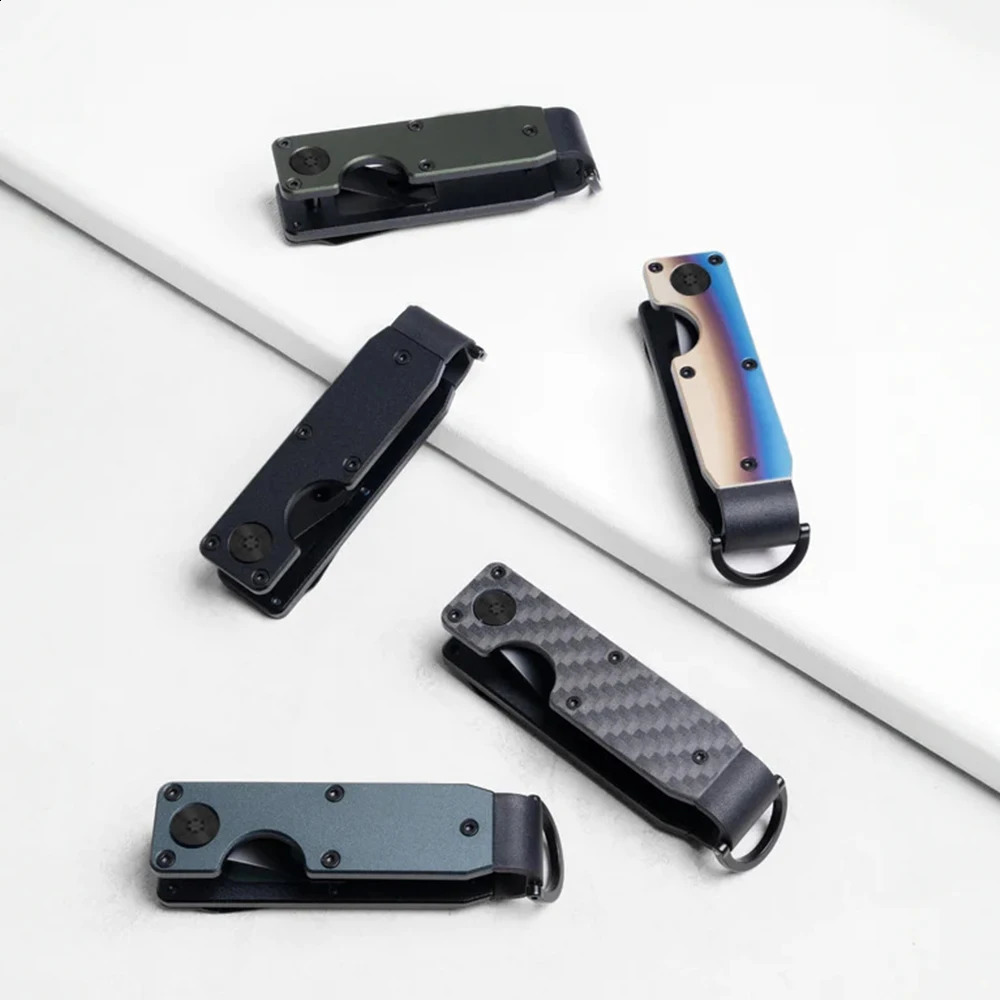 PT034,Organizer Compact Holder Metal Key Chain Minimalist key case holder for keychain Secures 1-5 Keys 250206