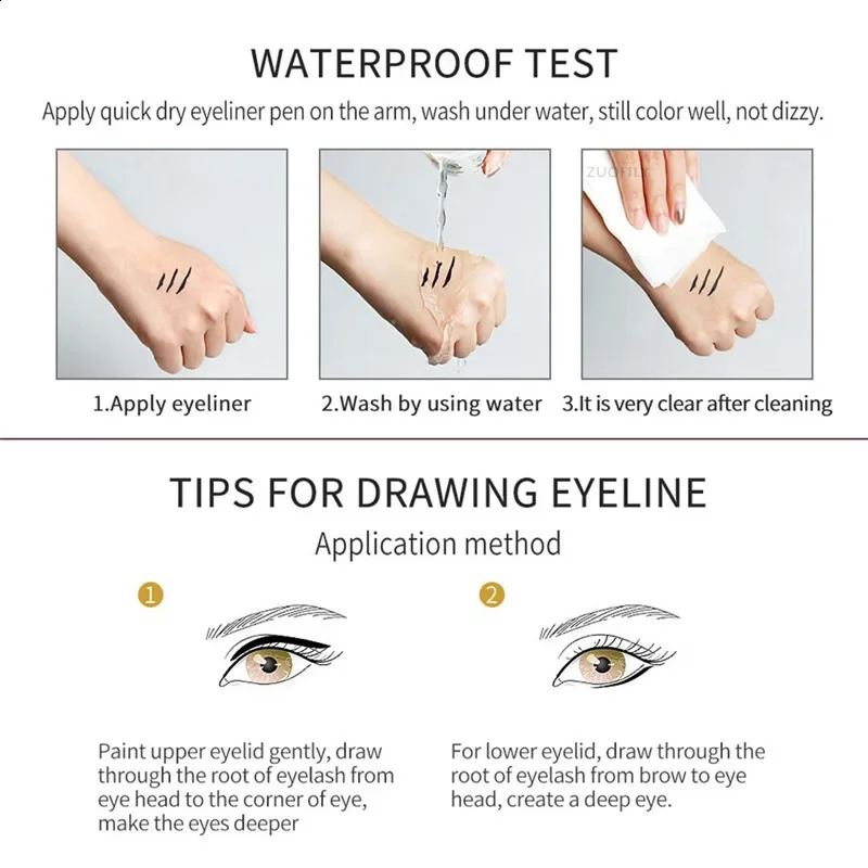 12 Colors Liquid Eyeliner Pencil Waterproof Colorful Eye Liner Pen Highlight Neon Colorful Long Lasting Eyes Makeup Cosmetic 250206