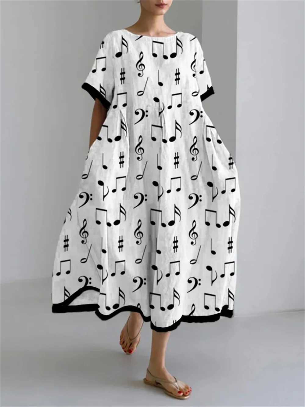 Classic And Simple Daily Travel Versatile Dress Loose Dress Cool And Fashionable Summer Casual Womens Dress Design PrintedXJ2500207