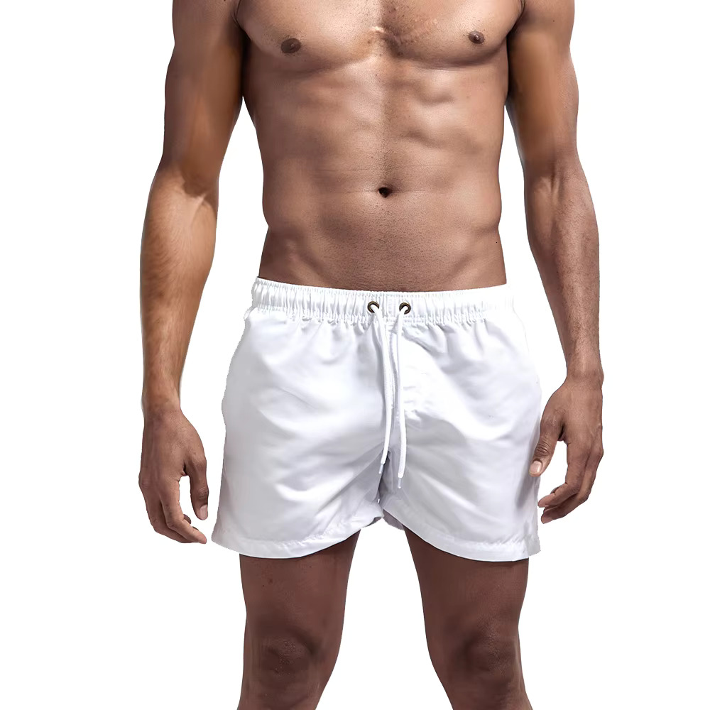 Men's Casual Swim Pants Quick Drying Board Shorts Swimwear Breathable Drawstring With Pockets Suitable For Summer Surfing Beach Shorts