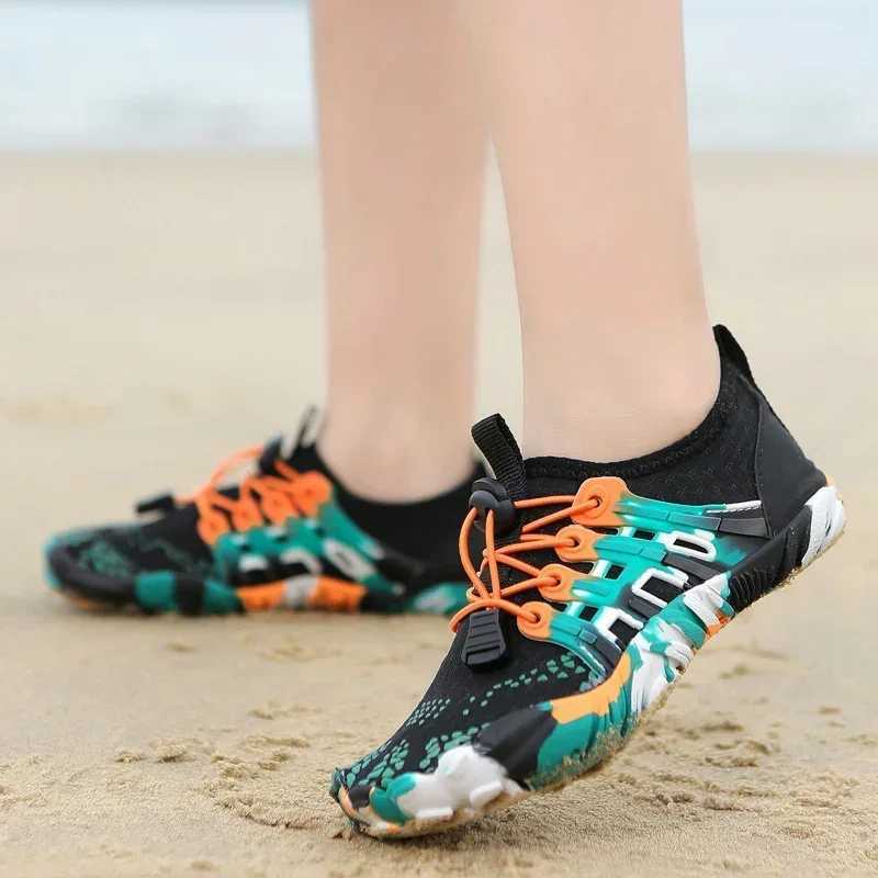 Vanmie Kids Water Aqua Shoes Beach Barefoot Sneakers for Kids Summer Water Sport Swimming Shoes Children Wading Sneakers W250207