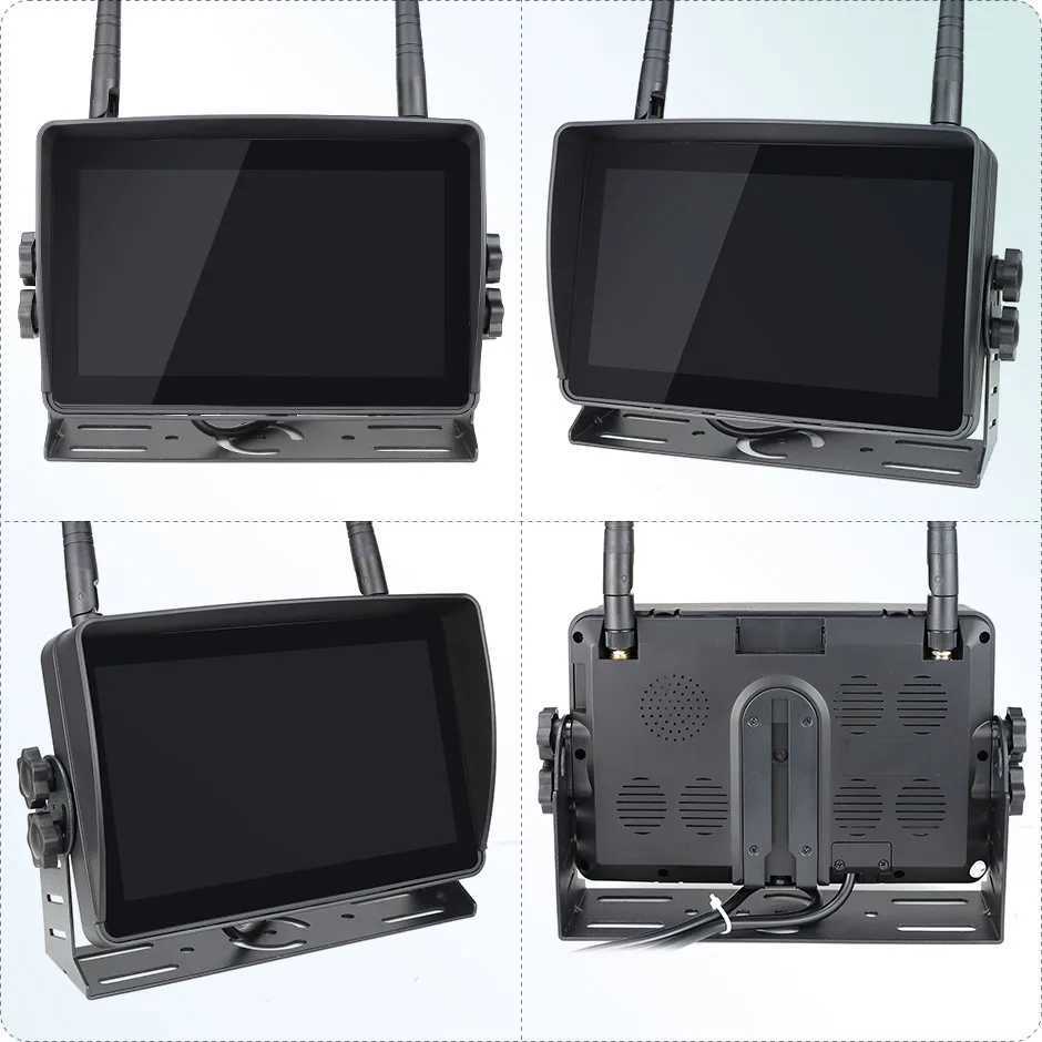 Car DVRs Wireless 7 AHD Digital Touch Screen DVR Record IR Night Vision Reverse Backup Camera 4CH WiFi Monitor For Truck/Trailer/Bus/RV car dvr H25020