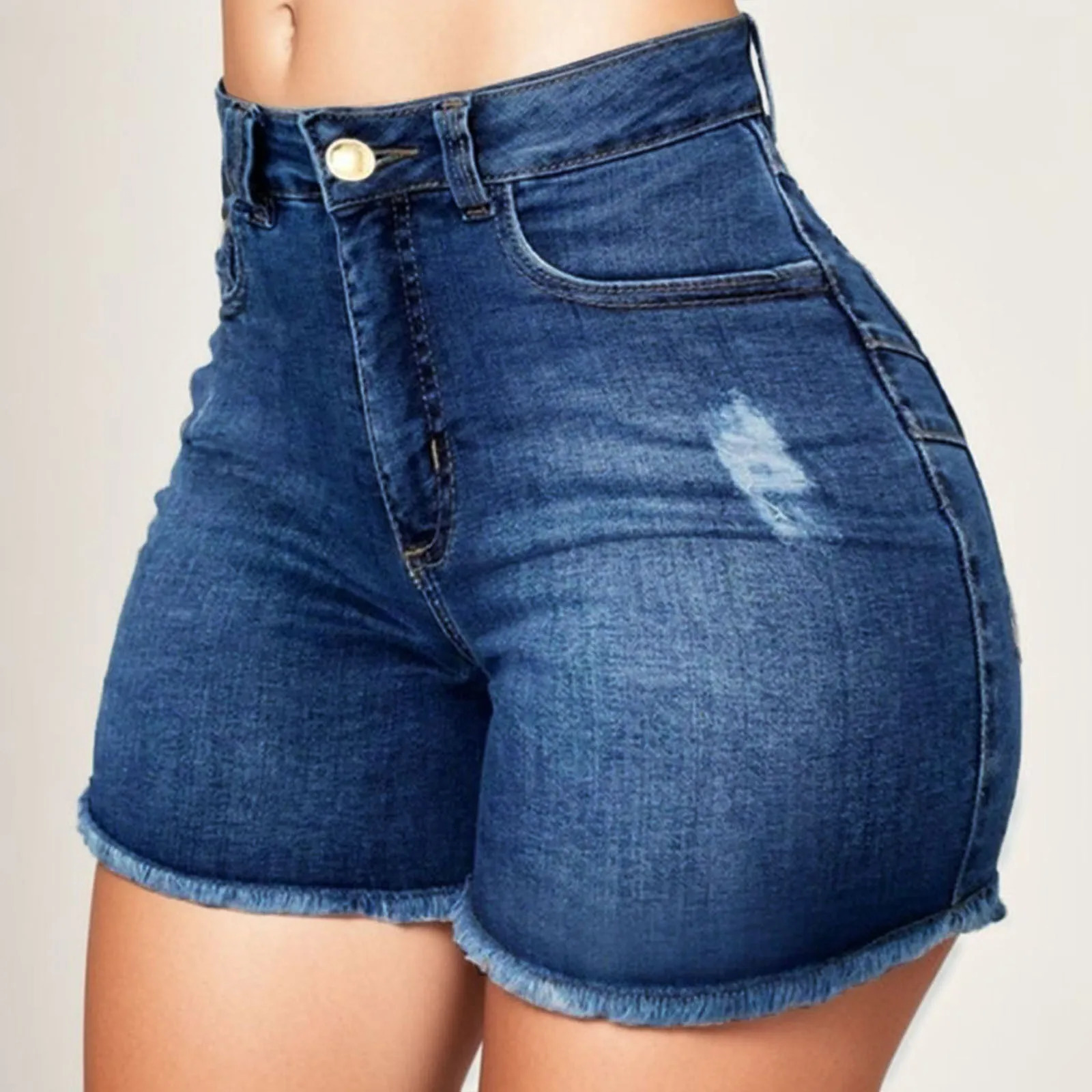 2024 Womens Summer High Waisted Mini Denim Shorts Sexy Ladies Club Party Wear Slim Bodycon Short Jeans Chic Denim Skirt Female 250207